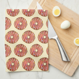 Chocolate Sprinkle donut Kökshandduk