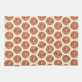 Chocolate Sprinkle donut Kökshandduk