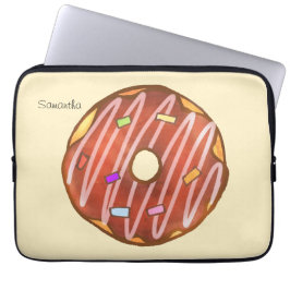 Chocolate Sprinkle donut Laptop Fodral