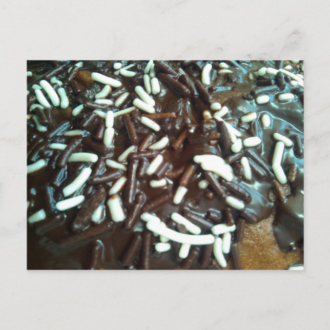 Chocolate Sprinkles Vykort (Framsida)