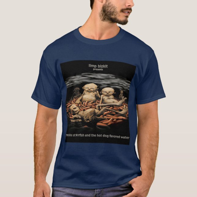 Chocolate starfish and the hot dog flavored water  t shirt (Framsida)