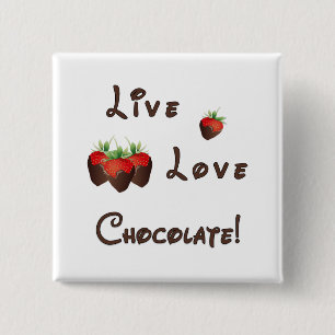 Chocolate Strawberry Button Knapp