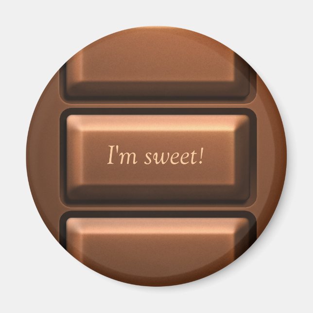 Chocolate Tablet Magnet (Framsidan)