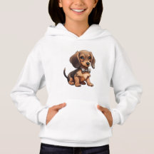 Chocolate & Tan Dachshund Hoodie