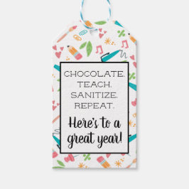 Chocolate Teach Sanitize Repeat Underbar School Ye Presentetikett