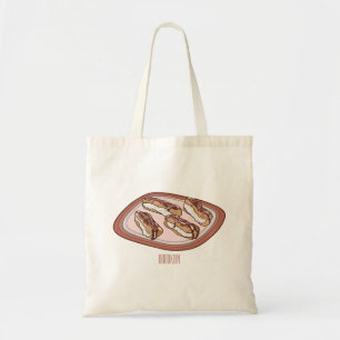 Chocolate-tecknad illustration tygkasse