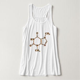 Chocolate Theobromine Molecular Chemical Formula Linne Med Racerback