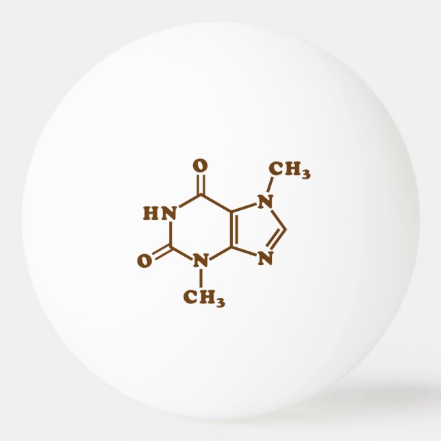 Chocolate Theobromine Molecular Chemical Formula Pingisboll (Framsidan)