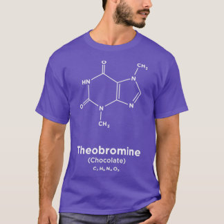 Chocolate Theobromine Molecule T Shirt