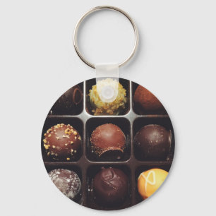 Chocolate Truffle Photo Nyckelring