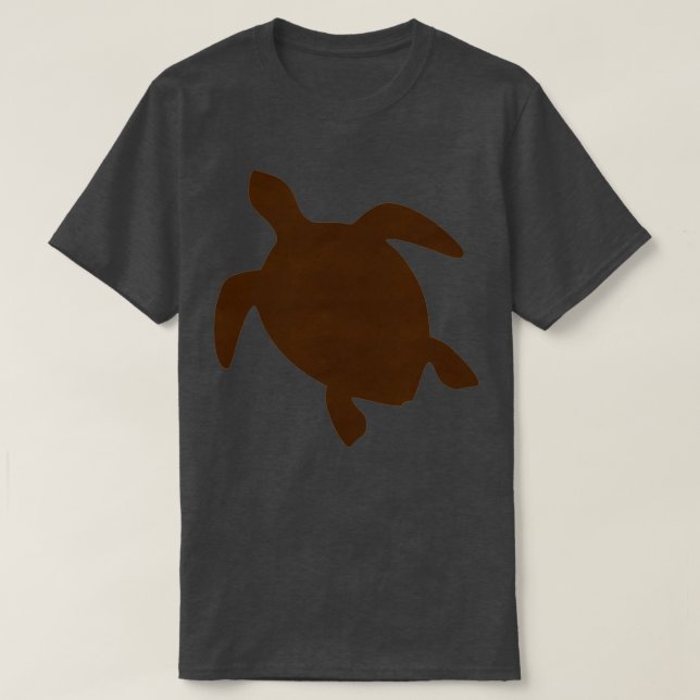 Chocolate Turtle T Shirt (Design framsida)