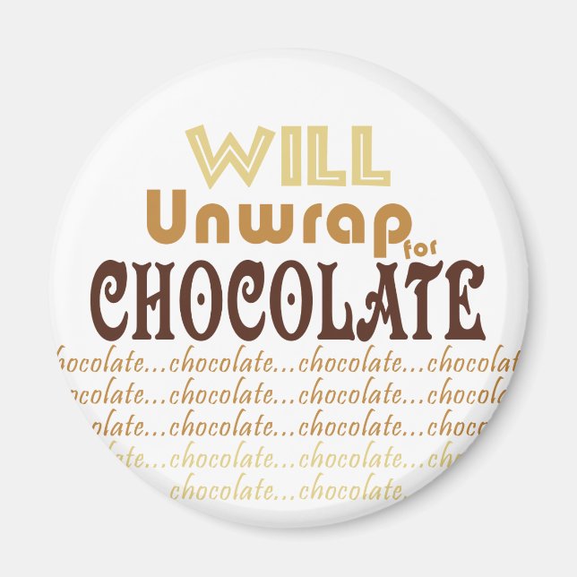 Chocolate Unwrap Magnet (Framsidan)