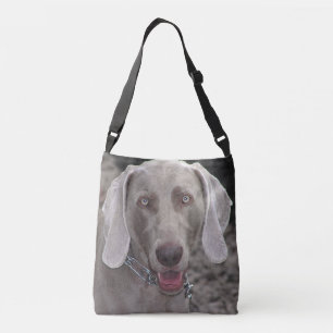Chocolate Weimaraner Axelväska