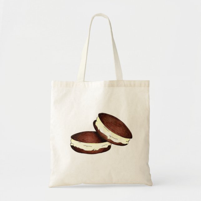 Chocolate WHopie Paj PA Dutch Dessert Foodie Bag Tygkasse (Framsidan)