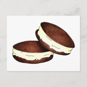 Chocolate WHopie Paj Paj Maine PA Dutch Foodie Vykort