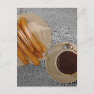 Chocolate y Churros Vykort