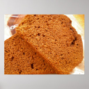 Chocolate zucchini-bröd poster