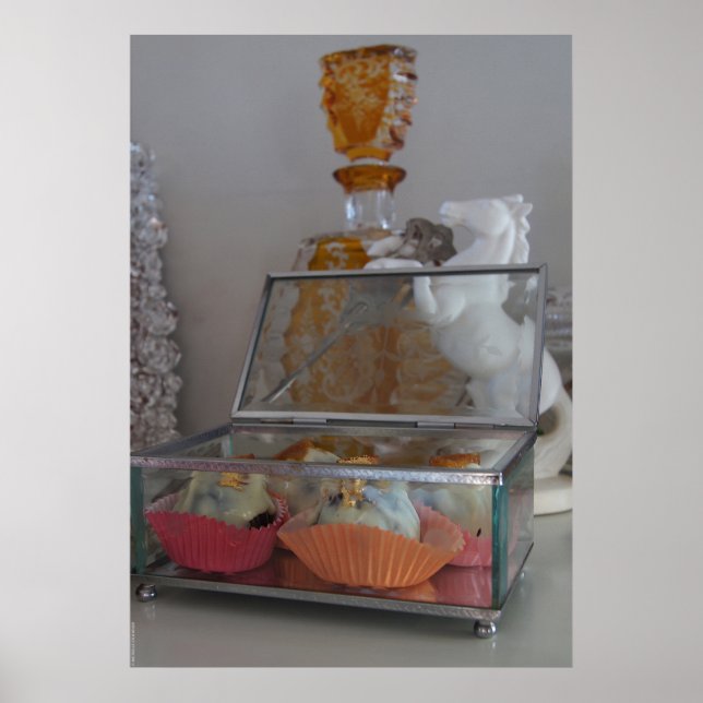 Chocolates Fortfarande livsfotografi Kunstfoto Poster (Framsidan)