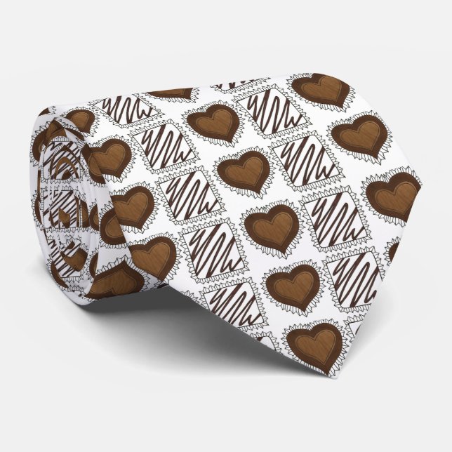 Chocolates Valentindag Candy Tie Slips (Rullad)