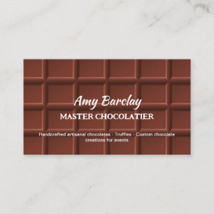 Chocolatier Anpassningsbar QR Visitkort