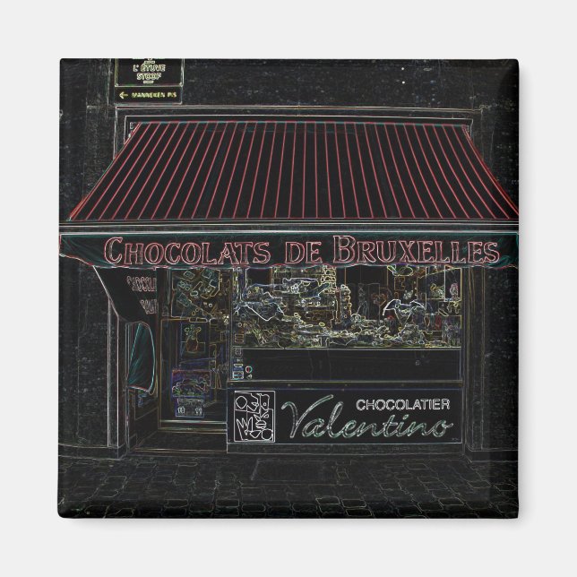 Chocolatier (Belgien) Magnet (Framsidan)