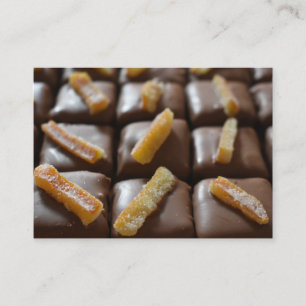 Chocolatier Chocolate Bon Candy Shop Foodie Visitkort