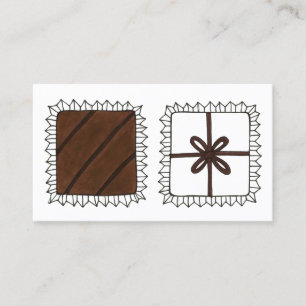 Chocolatier Chocolate Shop Candy Store Bon Bons Visitkort