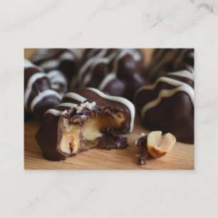 Chocolatier Chocolatera Chocolate Candy Shop Visitkort