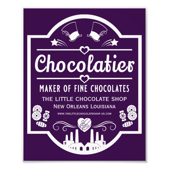 Chocolatier Maker Fototryck (Framsidan)