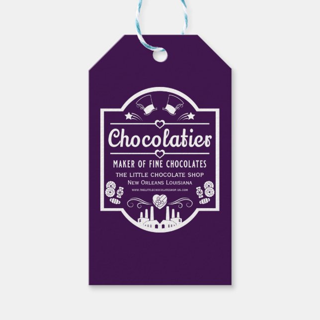 Chocolatier Maker Presentetikett (Framsidan)