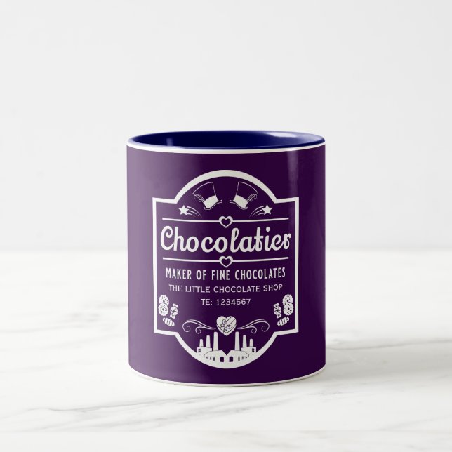 Chocolatier Maker Två-Tonad Mugg (Center)