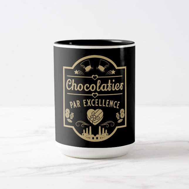Chocolatier Maker Två-Tonad Mugg (Center)