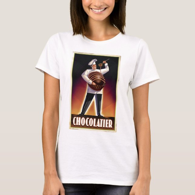 CHOCOLATIER-skjorta Tee Shirt (Framsida)
