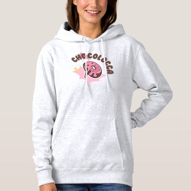 chocolocca (galen i choklad med munkar) t shirt (Framsida)