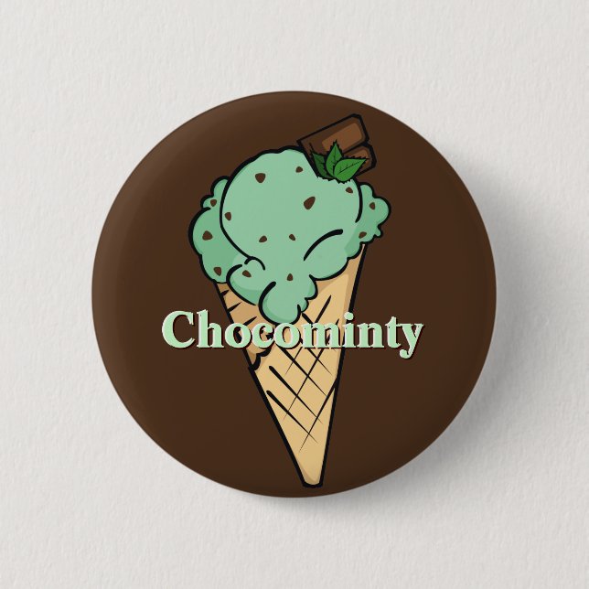 Chocominty glass knäppas knapp (Framsida)