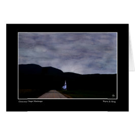 Chocorua Chapel Mindscape Card Hälsningskort