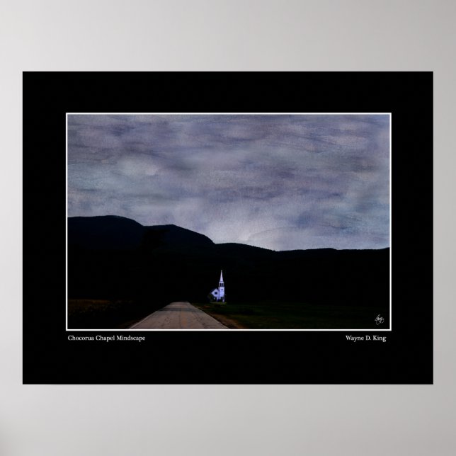 Chocorua Chapel Mindscape Poster (Framsidan)
