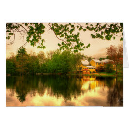 Chocorua Pond Card Hälsningskort