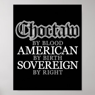 Choctaw indian poster