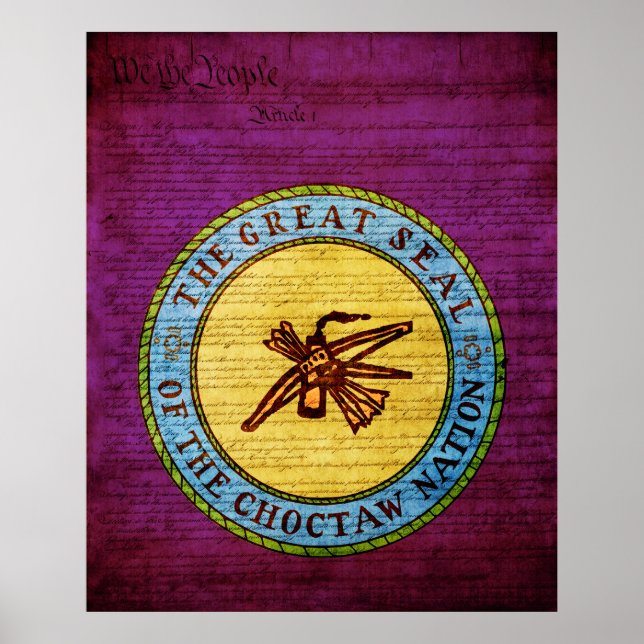 Choctaw Nation of Oklahoma Poster (Framsidan)