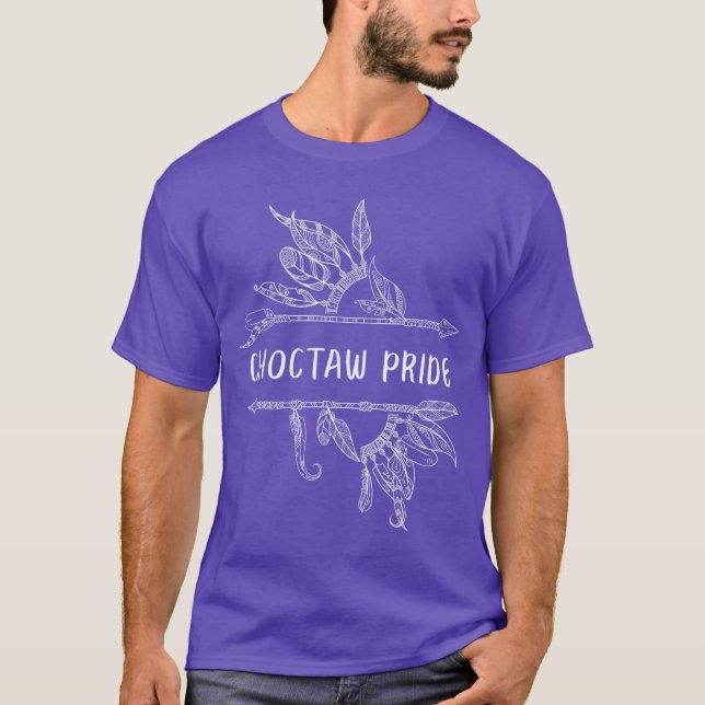 Choctaw Pride Indian Native American Roots boy T Shirt (Framsida)