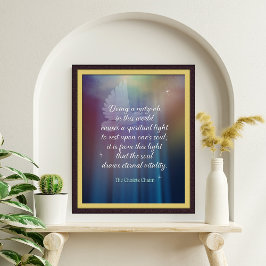 Chofetz Chaim Quote Light White Dove Photo Print Fototryck