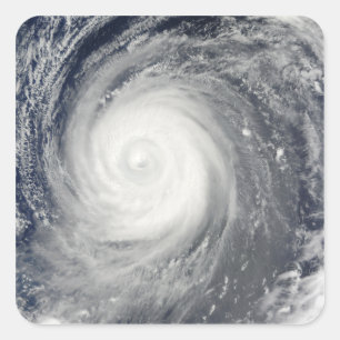 Choi-glåmiga söder för Typhoon av Japan, Stilla Fyrkantigt Klistermärke