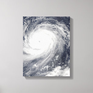 Choi-glåmiga väster för Typhoon av Marianaen Canvastryck
