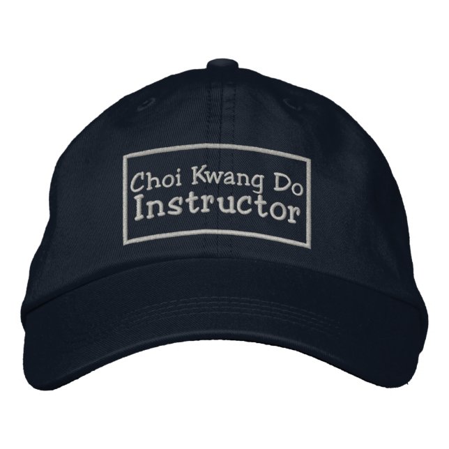 Choi Kwang Do Instructor Broderad Keps (Framsida)