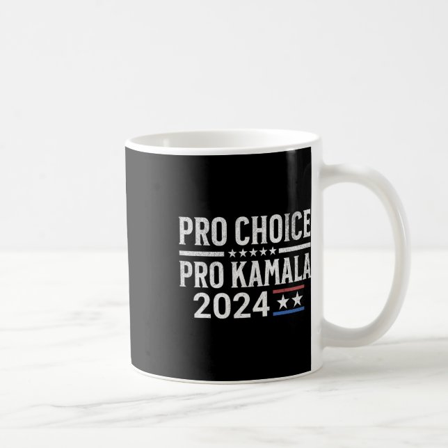 Choice Pro Kamala 2024 Feminist Women's Högers Har Kaffemugg (Höger)