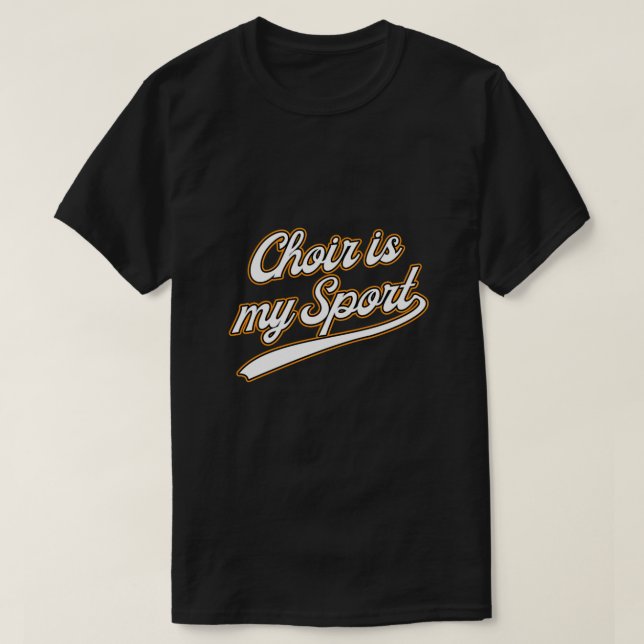 Choir är min Sjunga för musiker som sjunger i min  T Shirt (Design framsida)