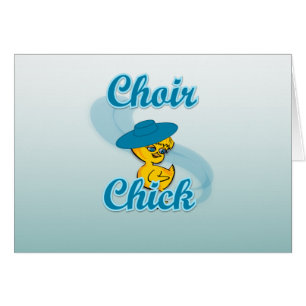 Choir Chick #3 Hälsningskort