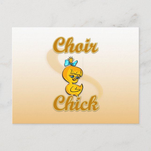 Choir Chick Vykort (Framsida)