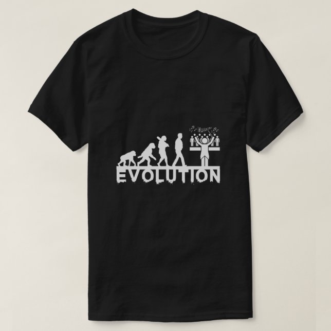 Choir Conductor Evolution Chorus Choral Music Gift T Shirt (Design framsida)